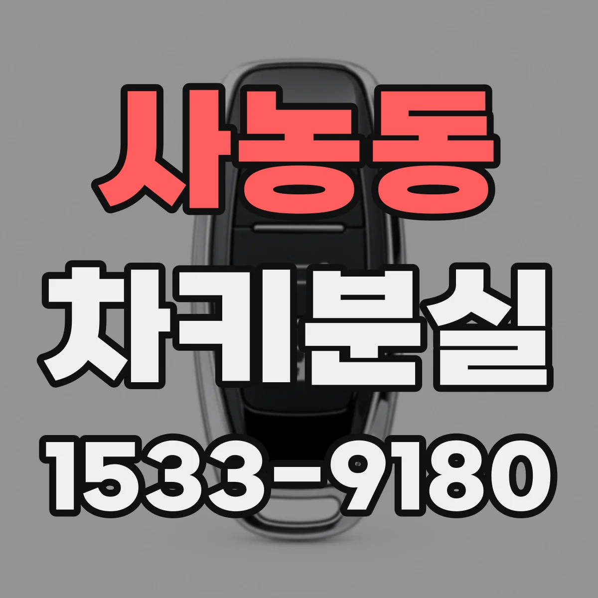 사농동 차키분실