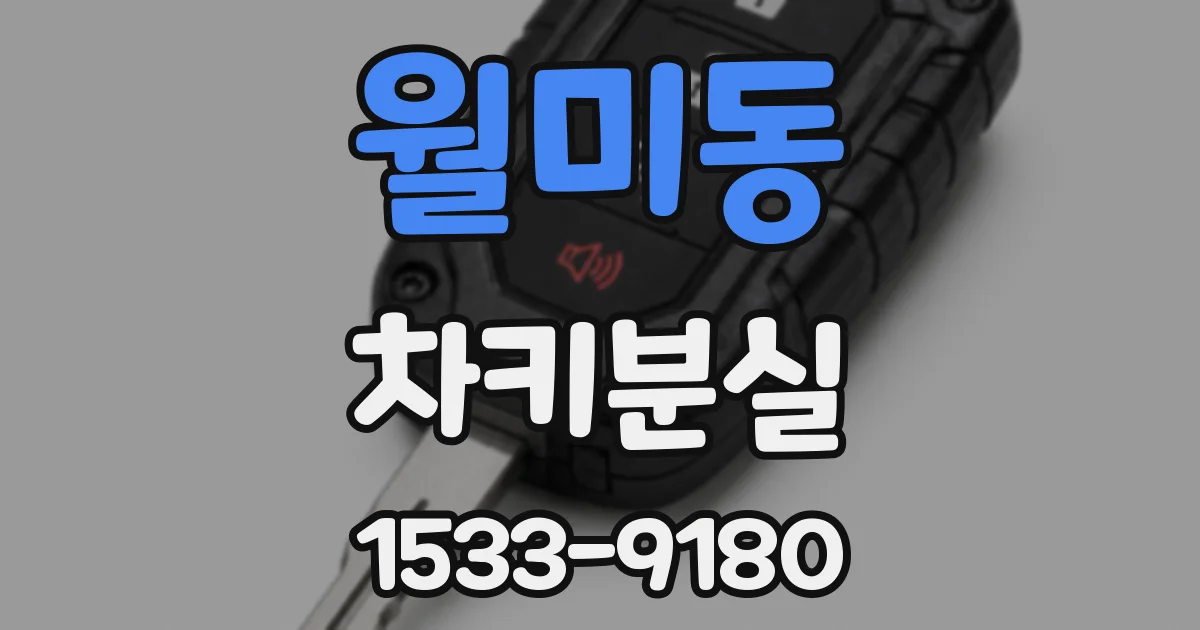 월미동 차키분실