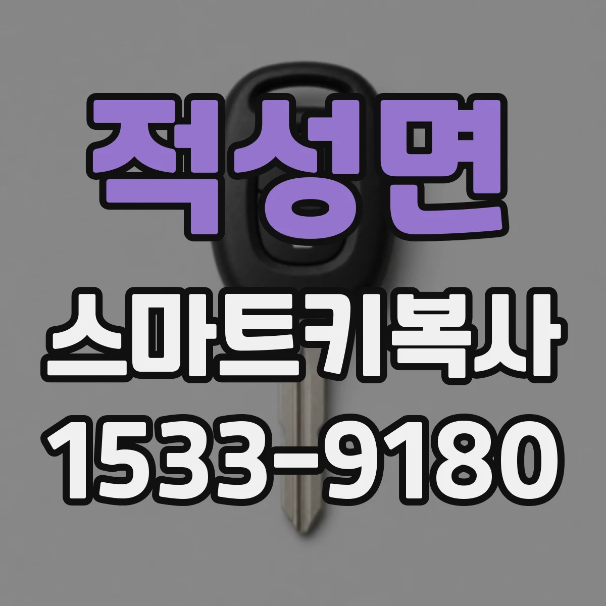 적성면 스마트키복사