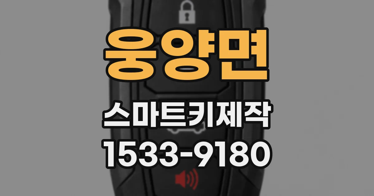 웅양면 스마트키제작