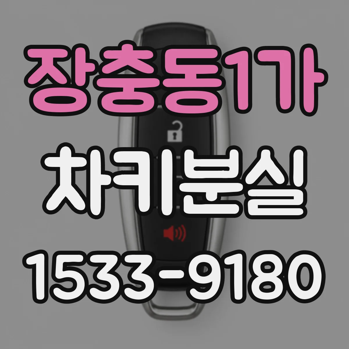 장충동1가 차키분실