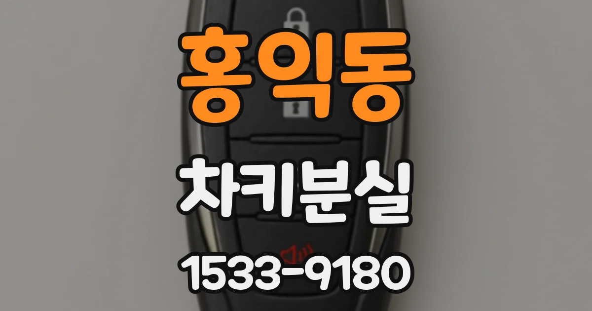 홍익동 차키분실