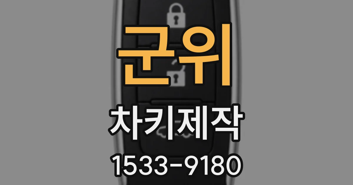 군위 차키제작