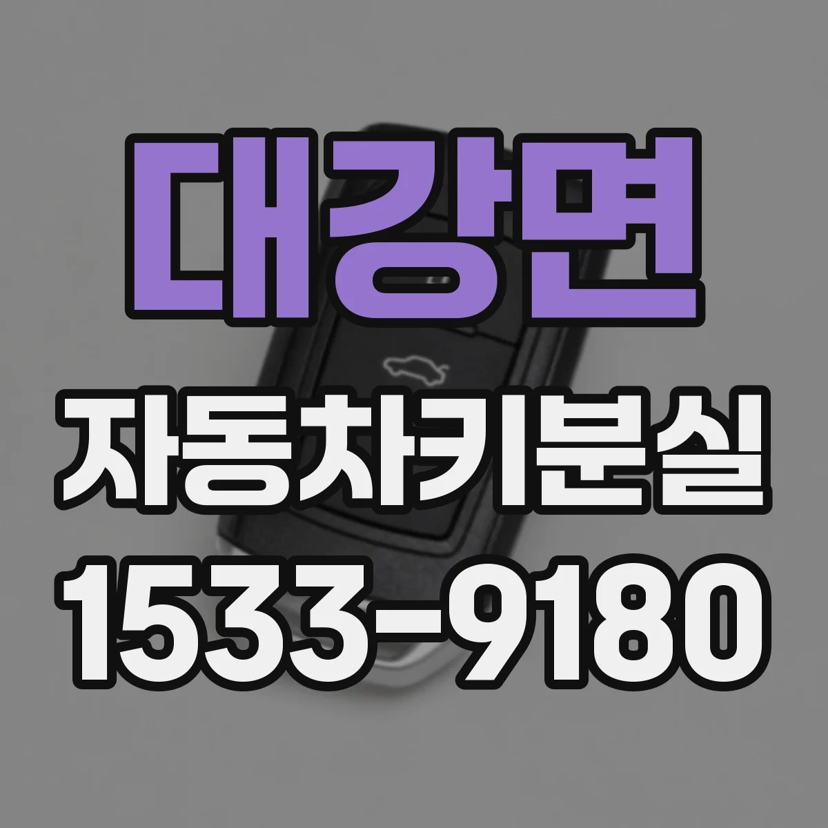 대강면 자동차키분실