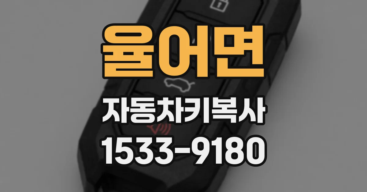 율어면 자동차키복사