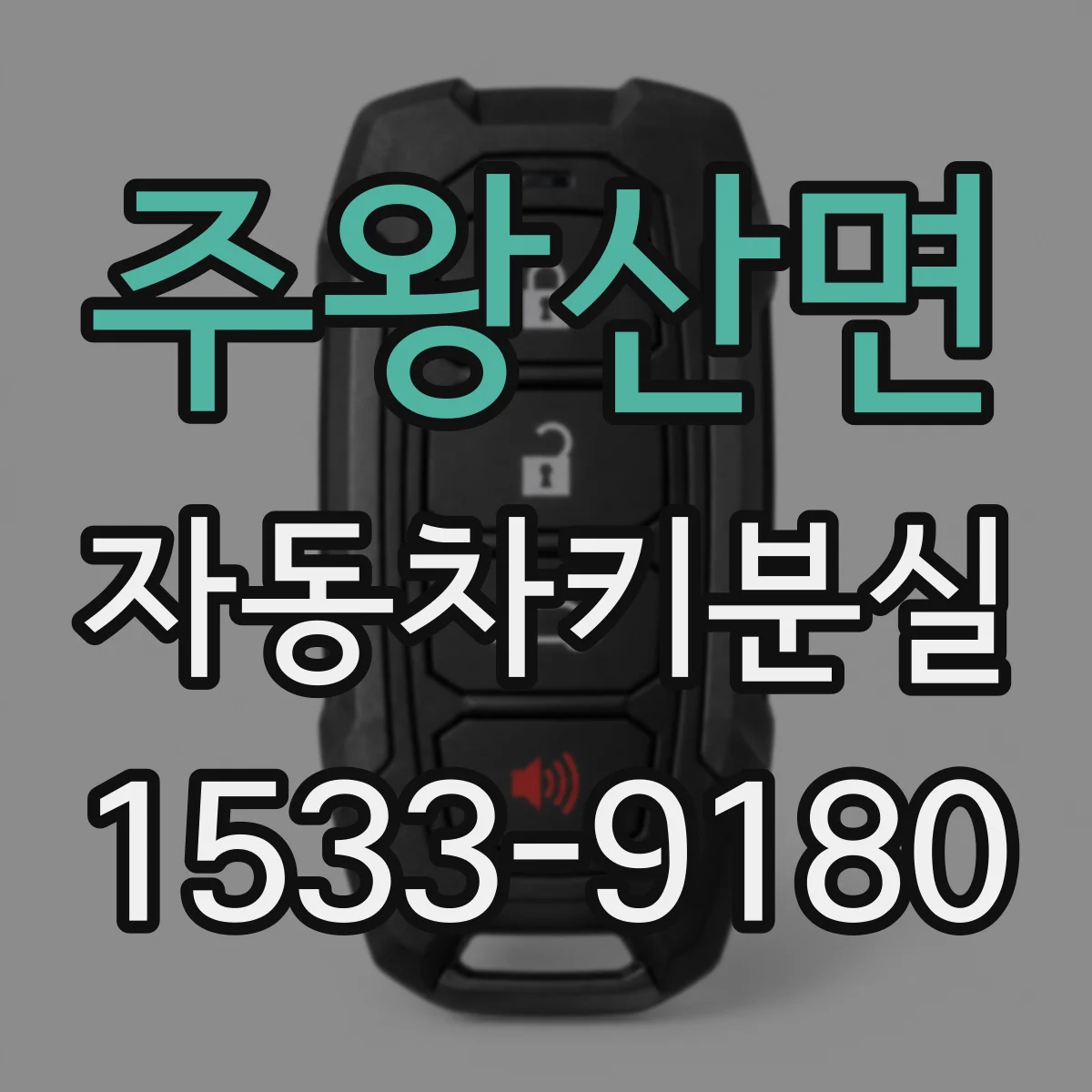 주왕산면 자동차키분실