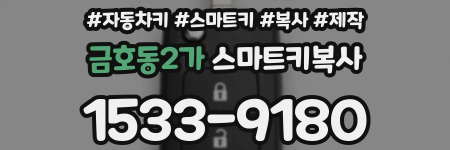 금호동2가 스마트키복사