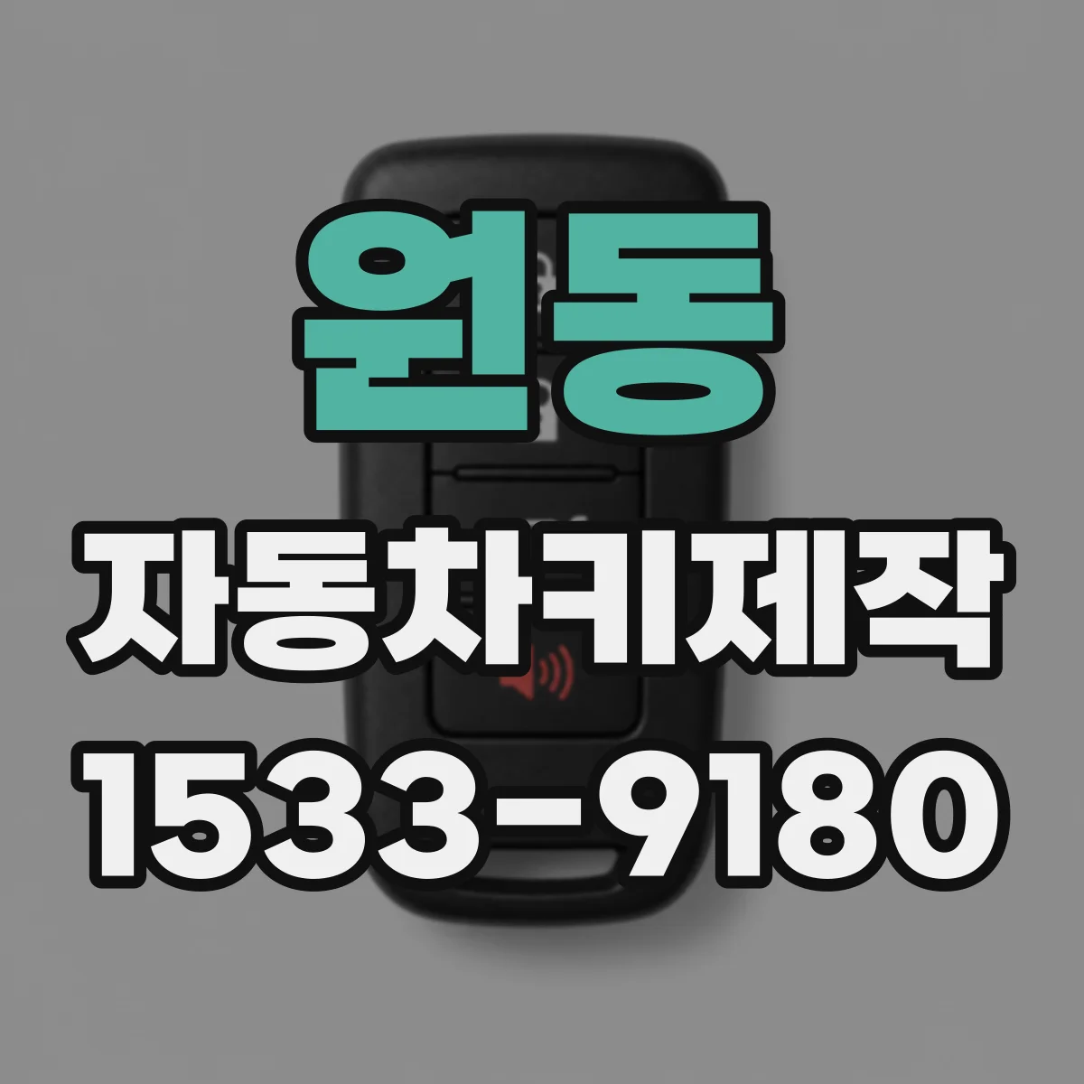 원동 자동차키제작
