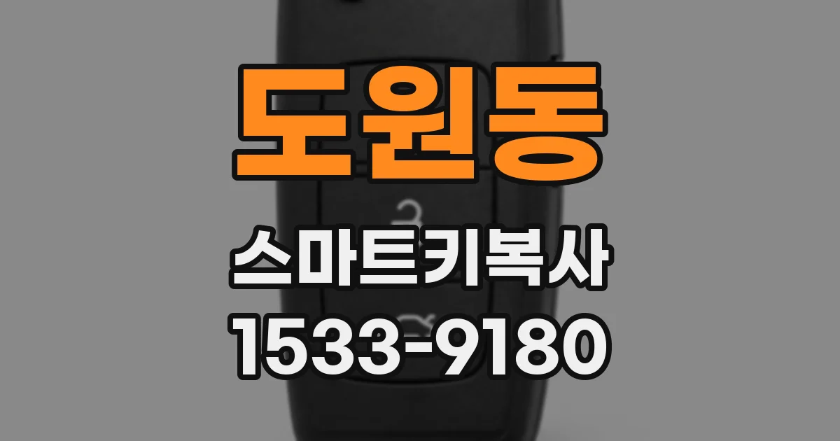 도원동 스마트키복사