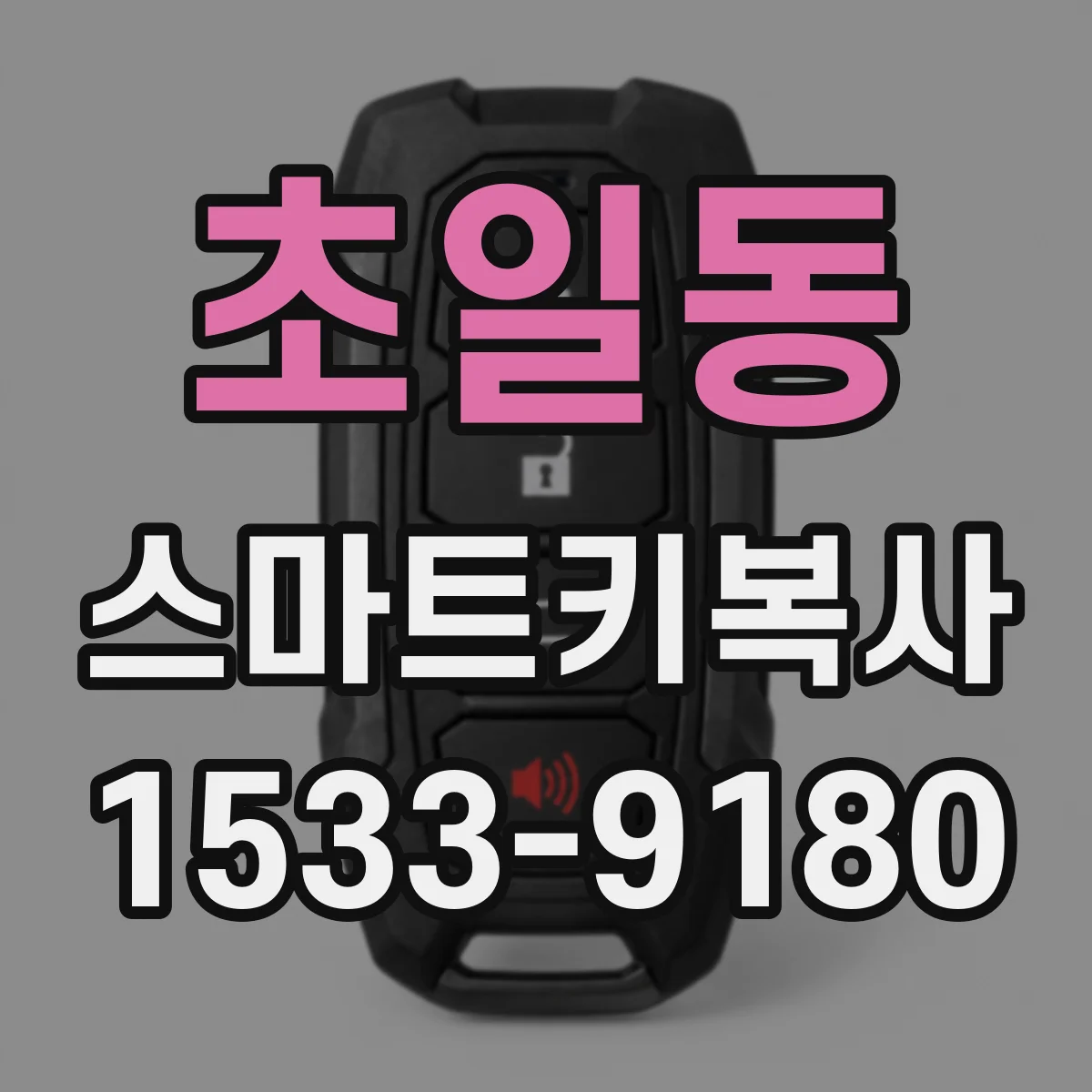 초일동 스마트키복사