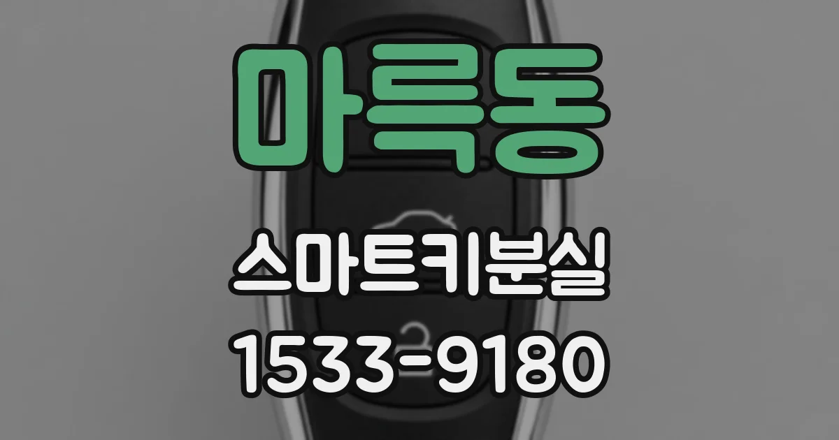 마륵동 스마트키분실