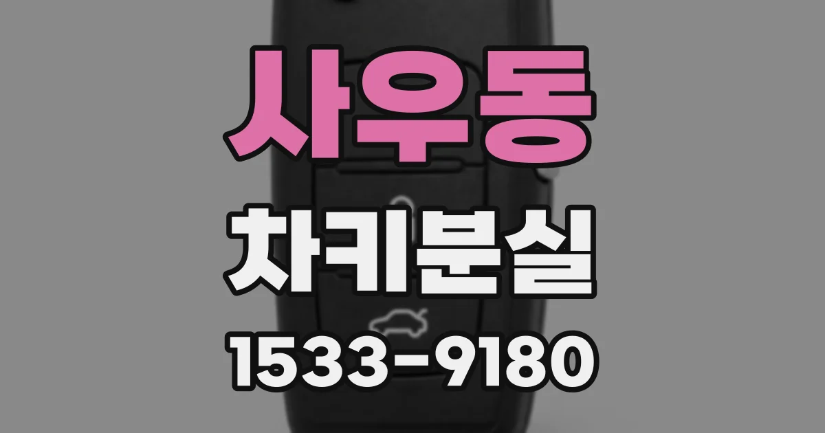 사우동 차키분실