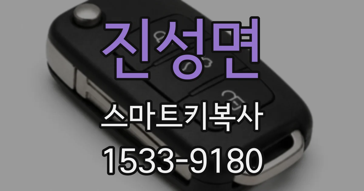 진성면 스마트키복사