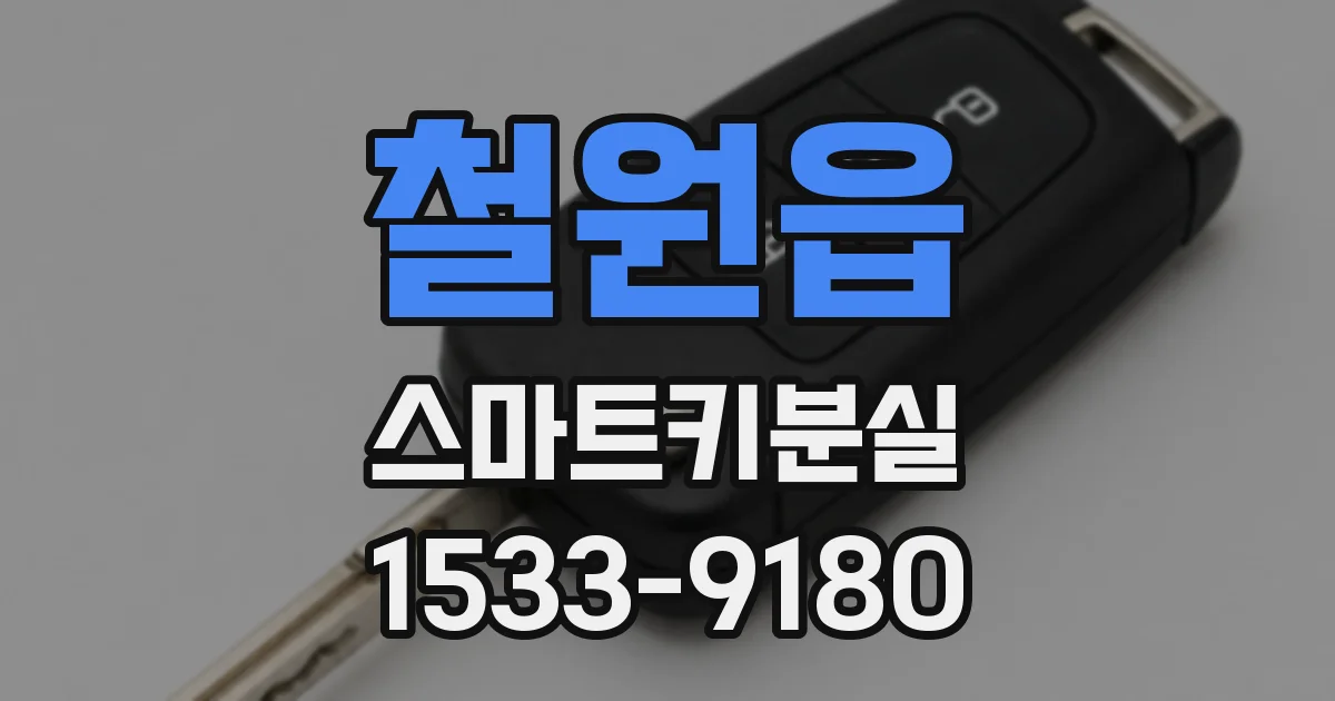 철원읍 스마트키분실