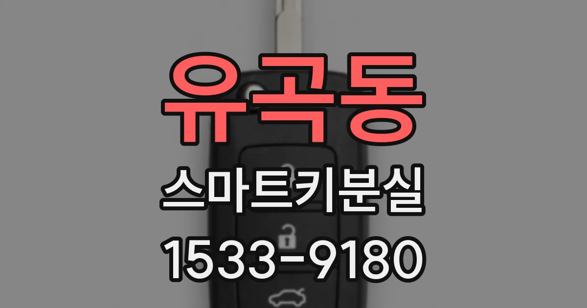 유곡동 스마트키분실