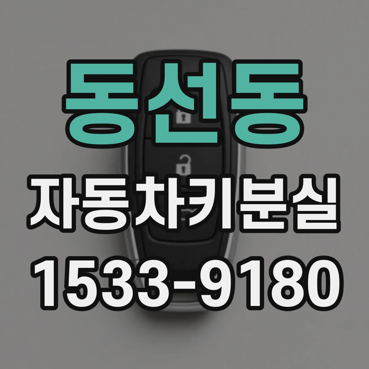 동선동 자동차키분실