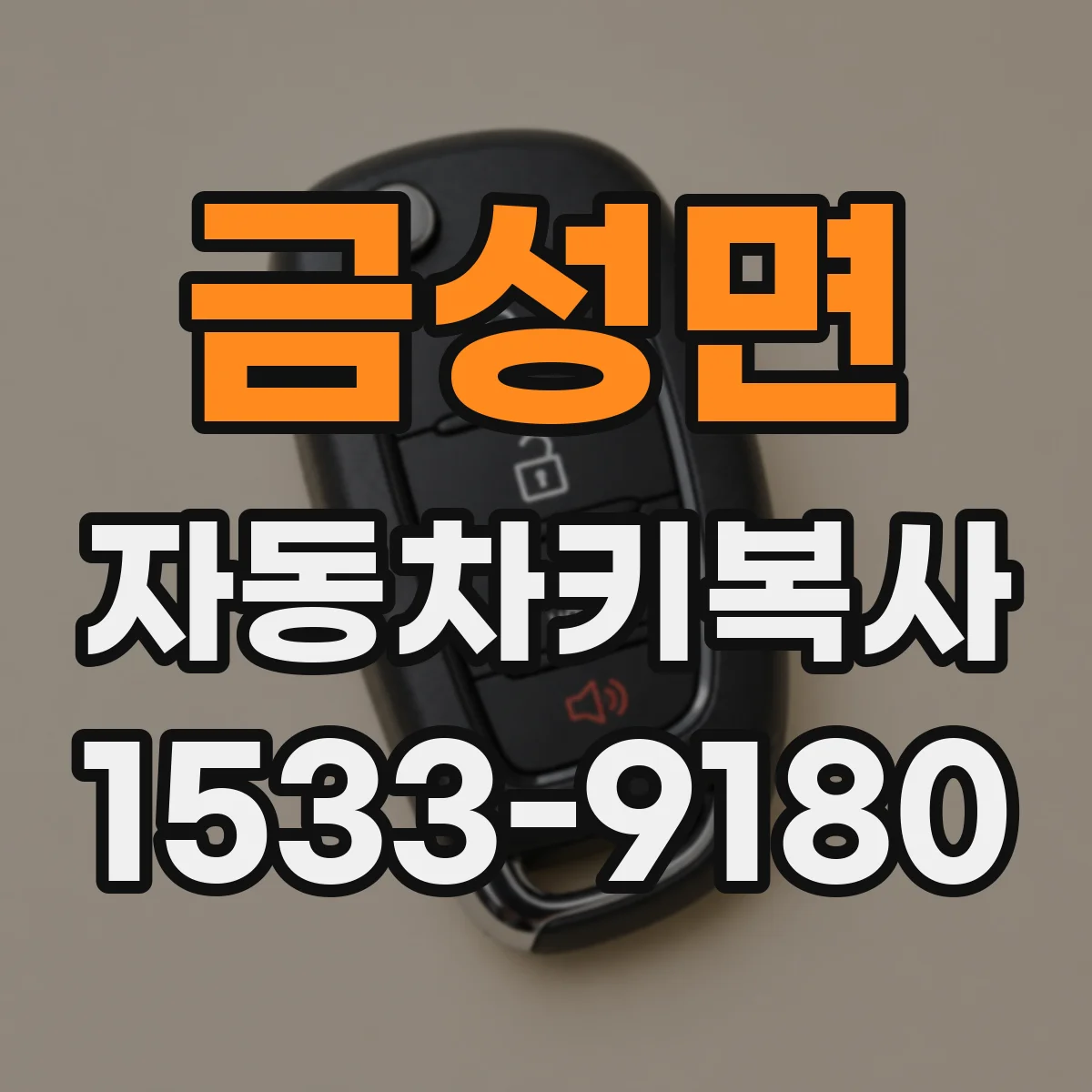 금성면 자동차키복사