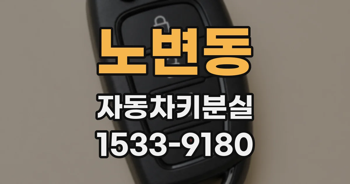 노변동 자동차키분실