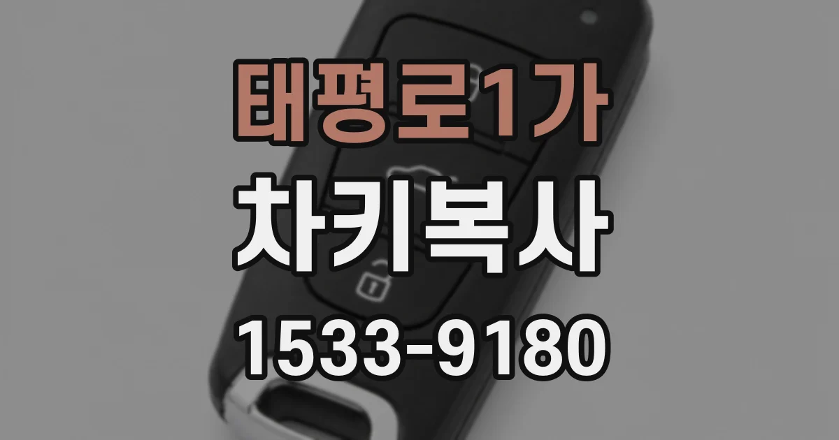 태평로1가 차키복사