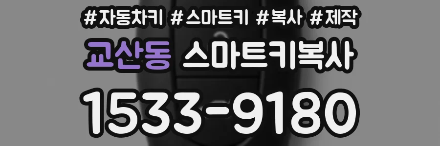 교산동 스마트키복사