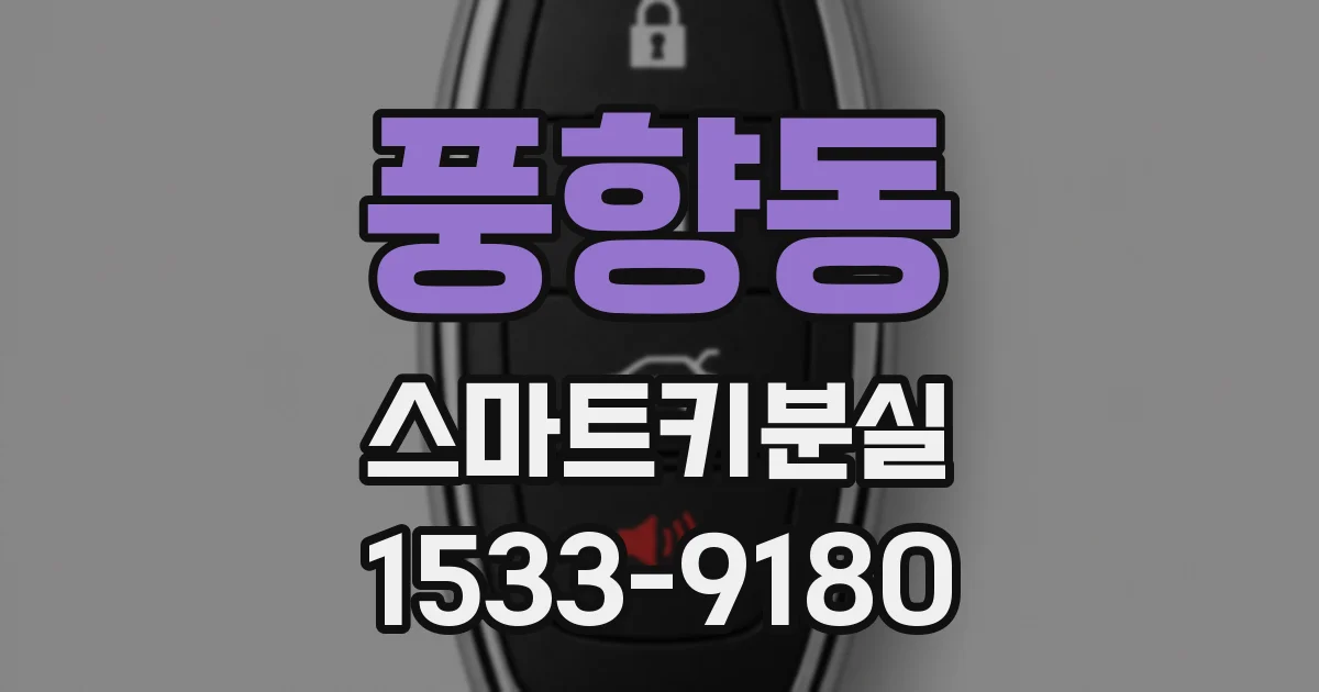 풍향동 스마트키분실