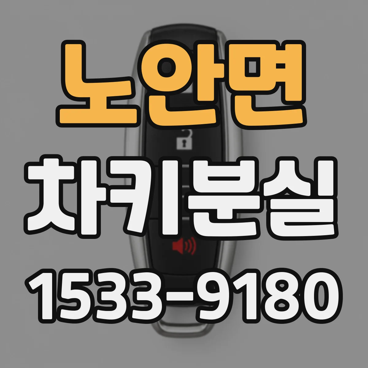 노안면 차키분실