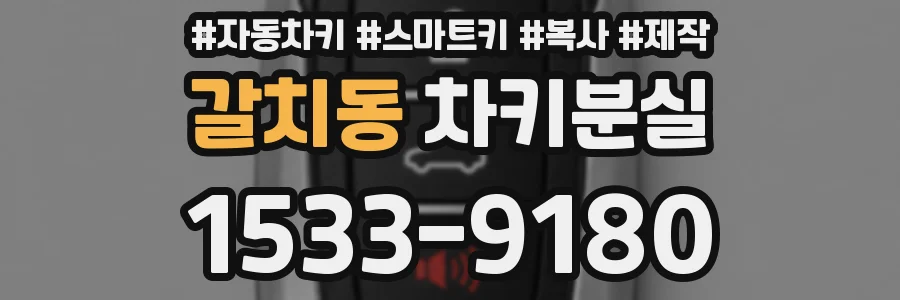 갈치동 차키분실