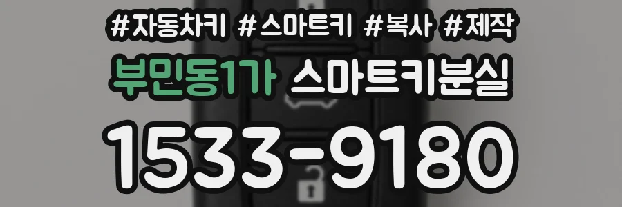 부민동1가 스마트키분실