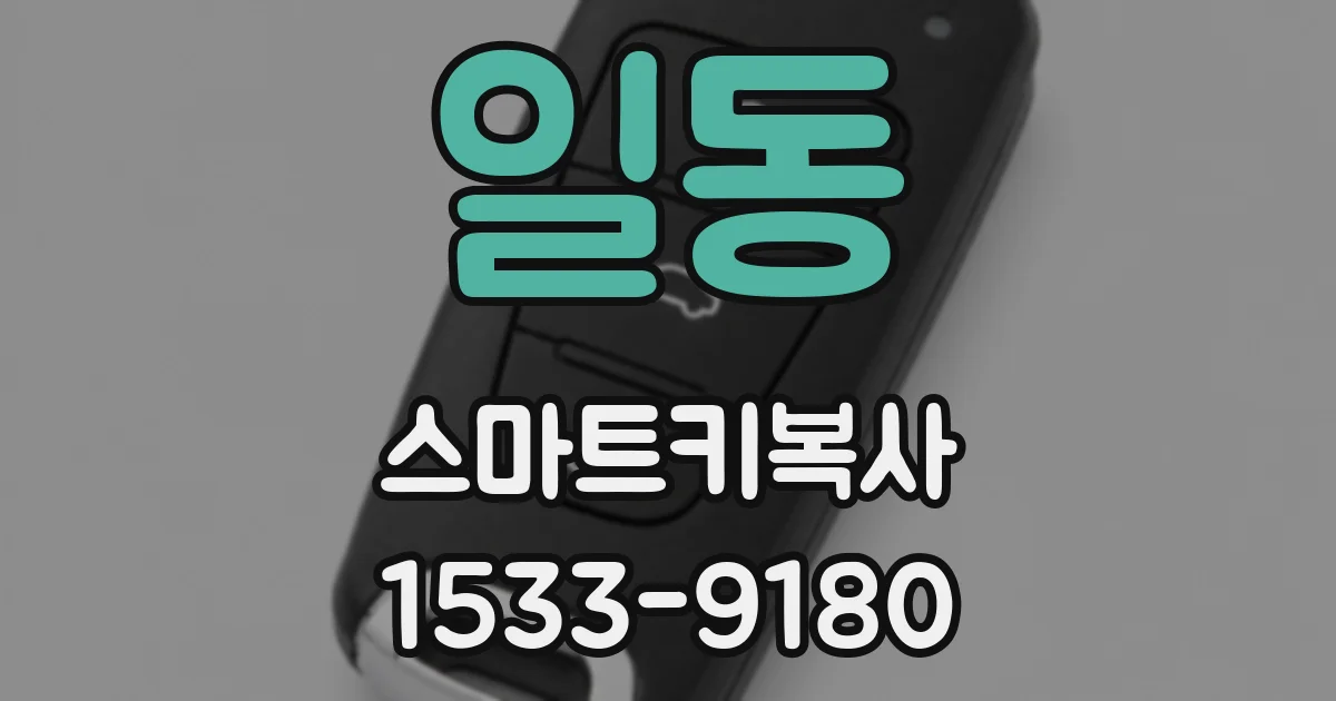 일동 스마트키복사