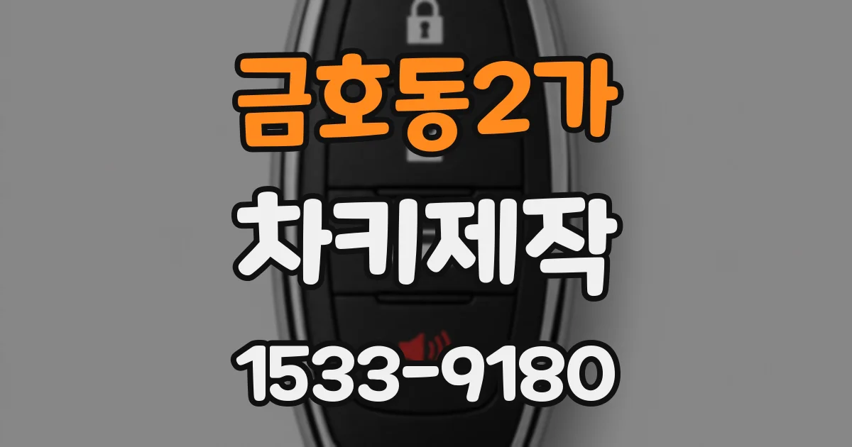 금호동2가 차키제작