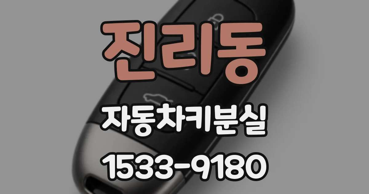 진리동 자동차키분실