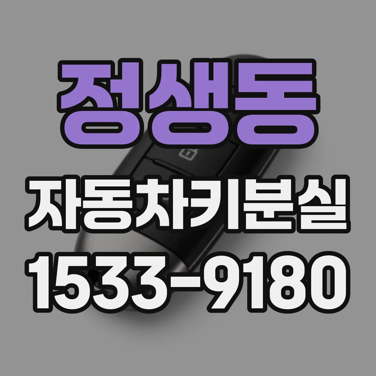 정생동 자동차키분실