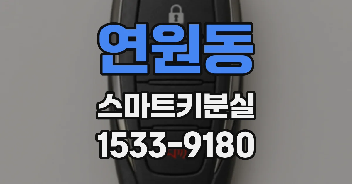 연원동 스마트키분실