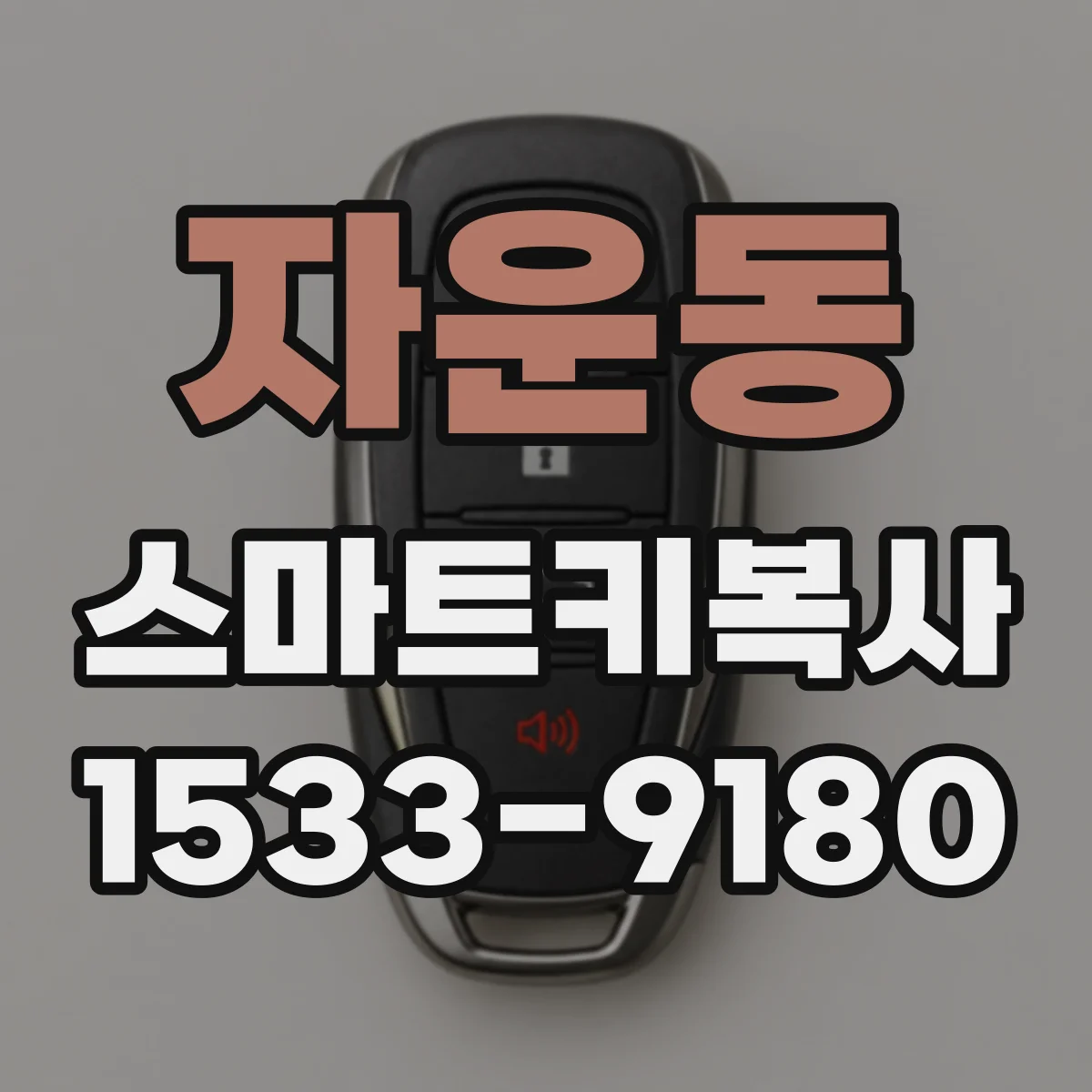 자운동 스마트키복사