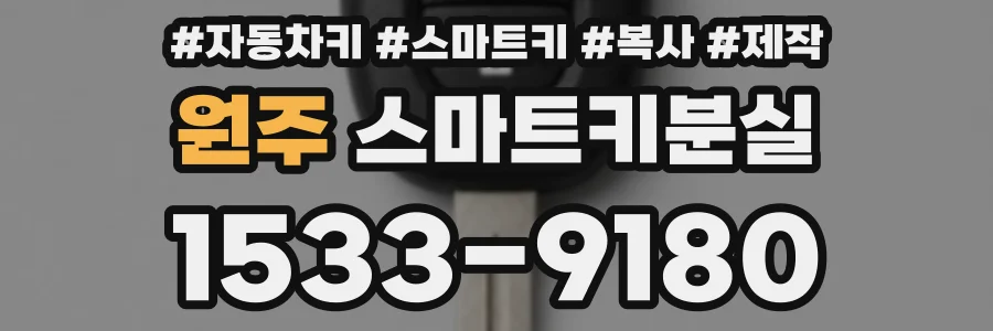 원주 스마트키분실