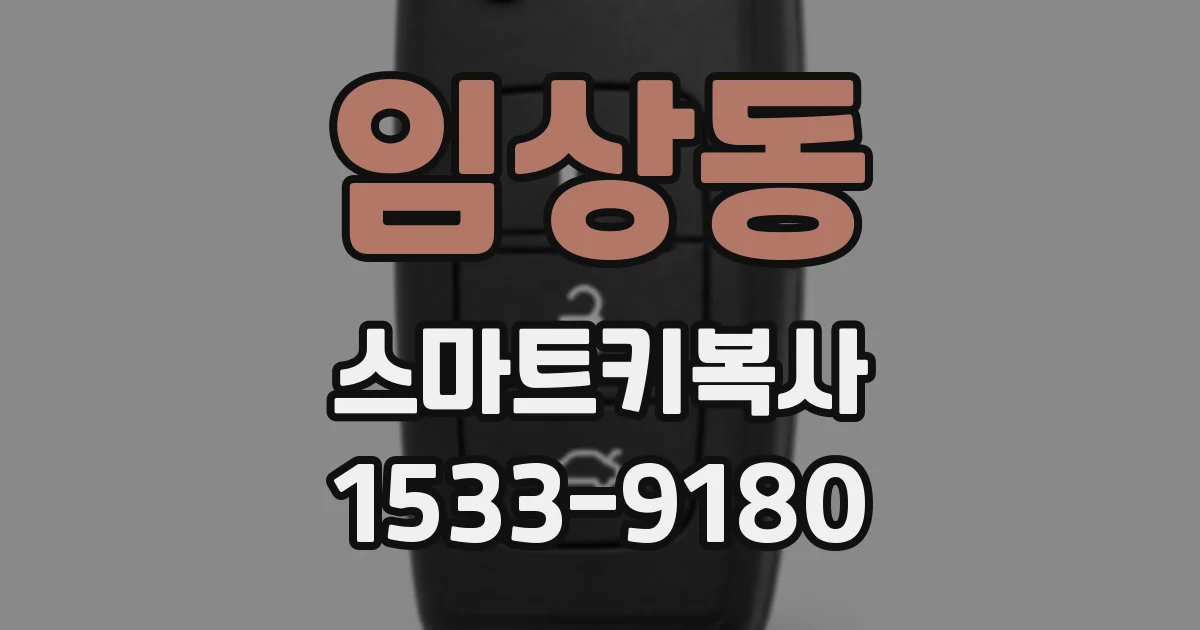 임상동 스마트키복사