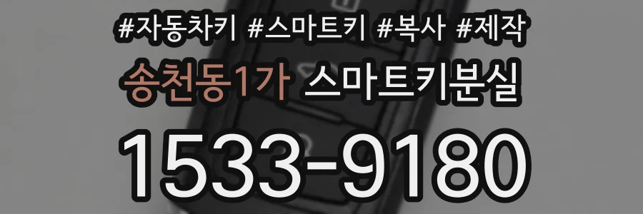 송천동1가 스마트키분실