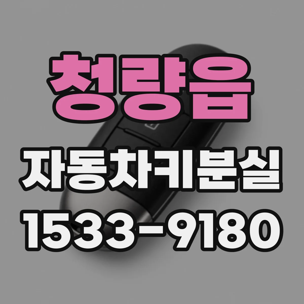 청량읍 자동차키분실