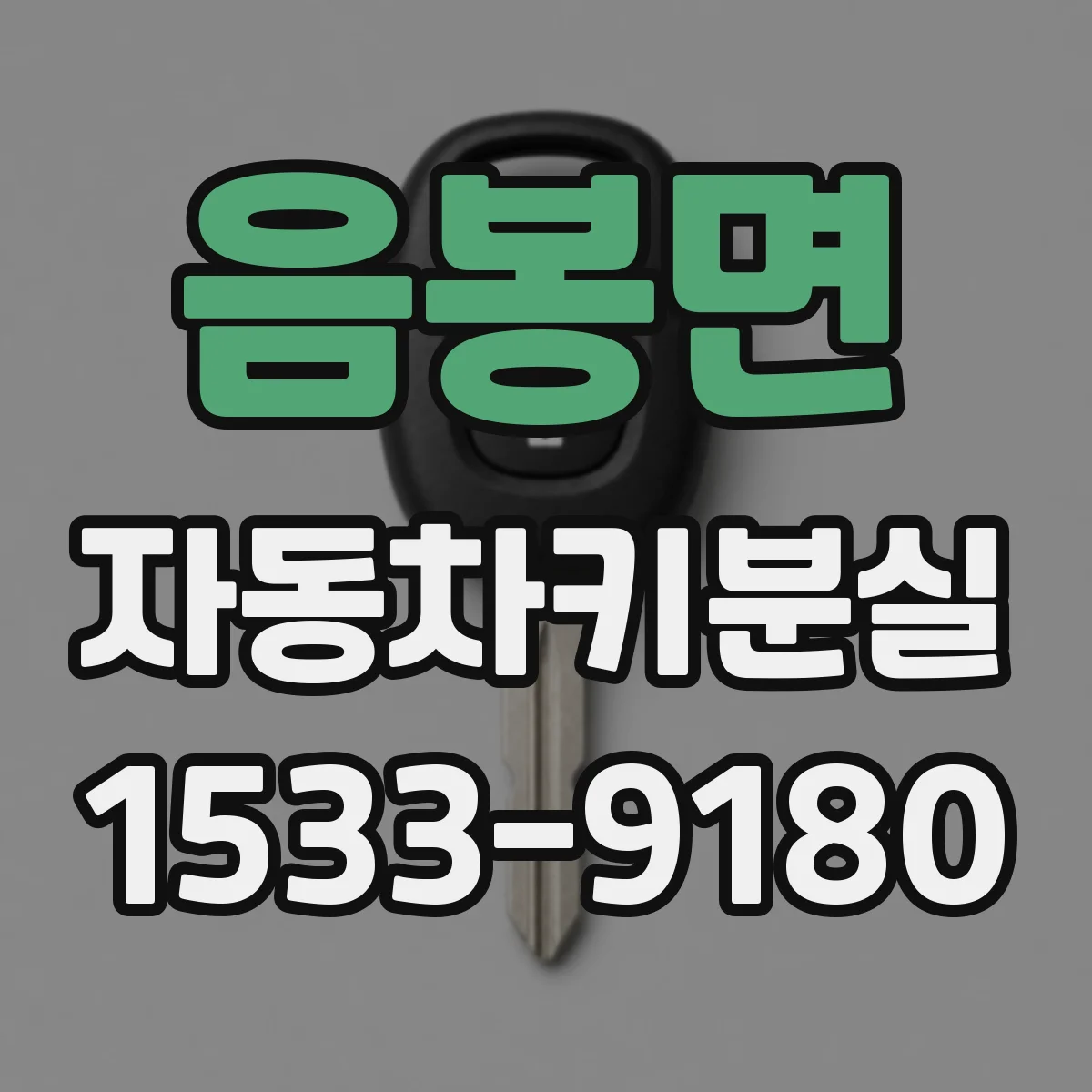 음봉면 자동차키분실