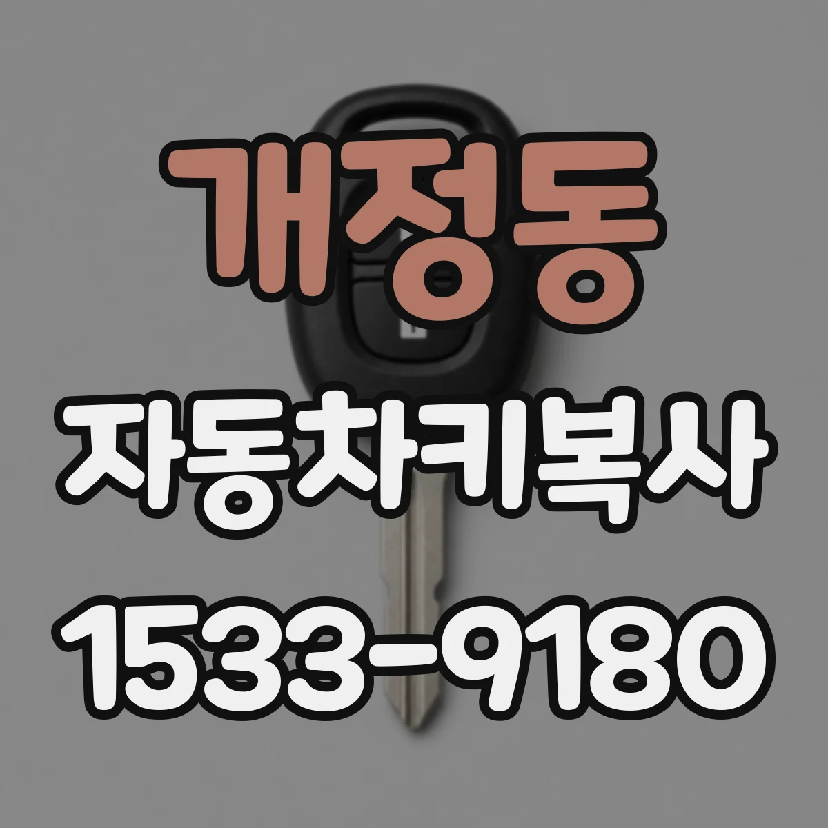개정동 자동차키복사