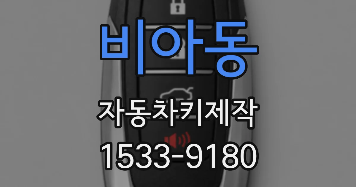 비아동 자동차키제작