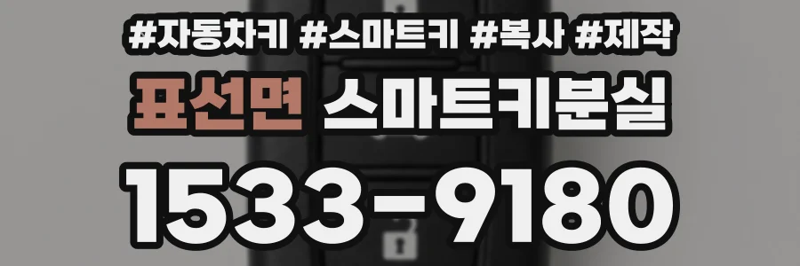 표선면 스마트키분실