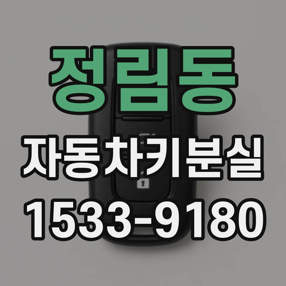 정림동 자동차키분실