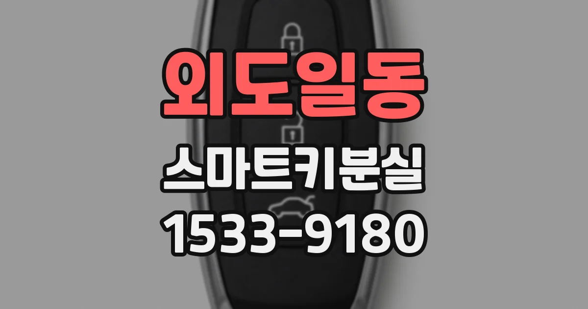 외도일동 스마트키분실