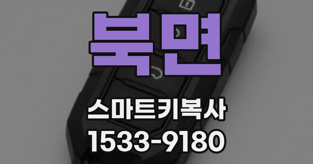 북면 스마트키복사