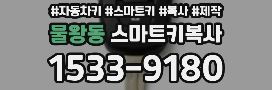 물왕동 스마트키복사