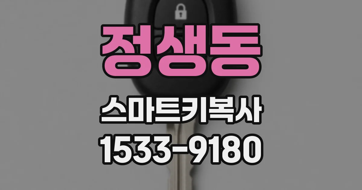 정생동 스마트키복사