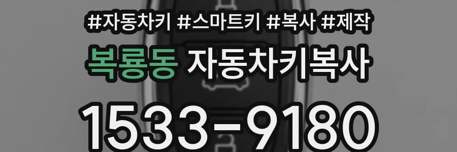 복룡동 자동차키복사