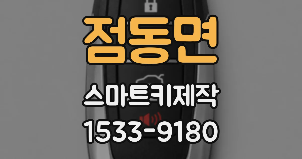 점동면 스마트키제작