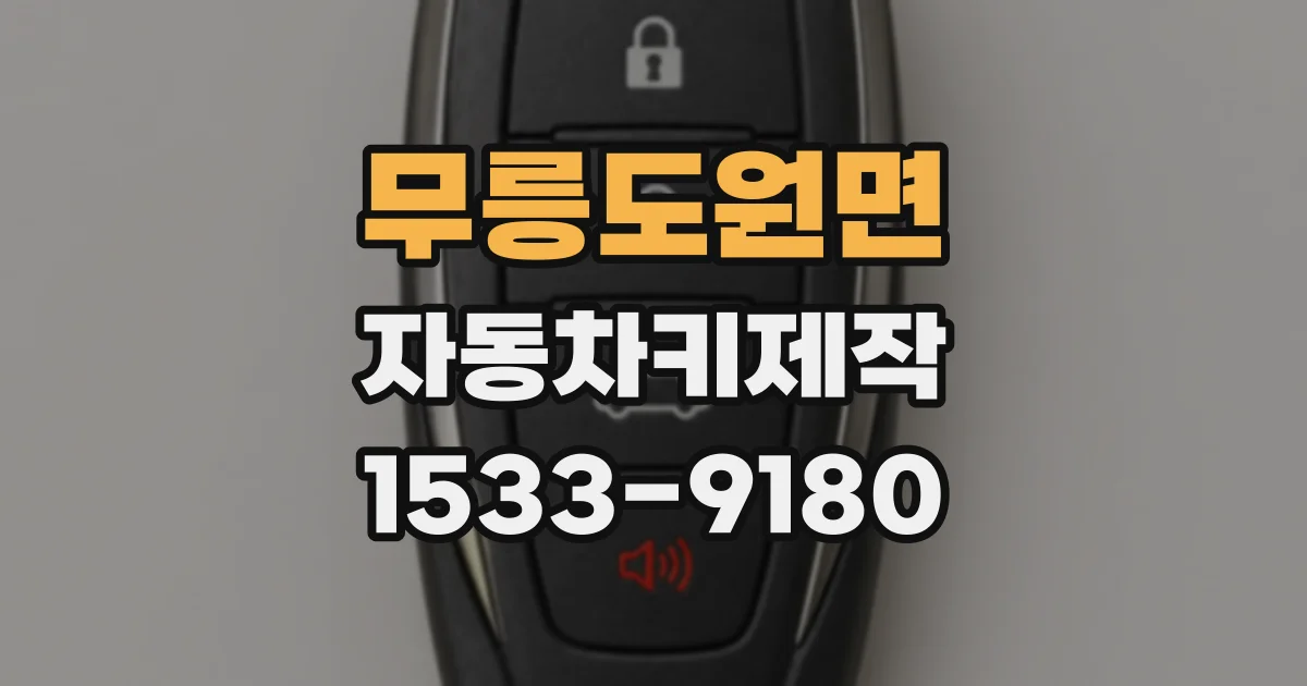 무릉도원면 자동차키제작